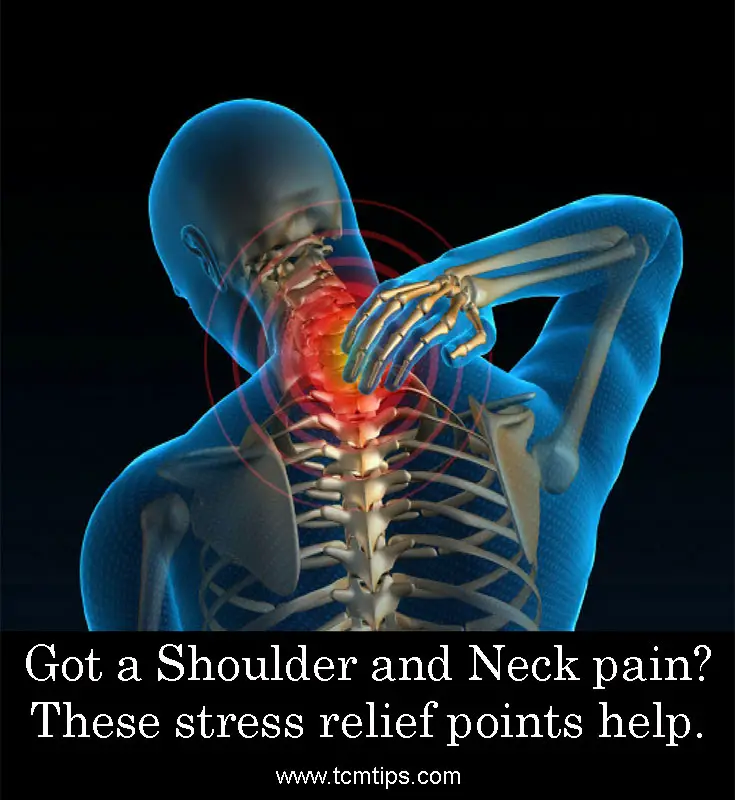 Got a Shoulder and Neck pain? These stress relief points help! - TCM Tips